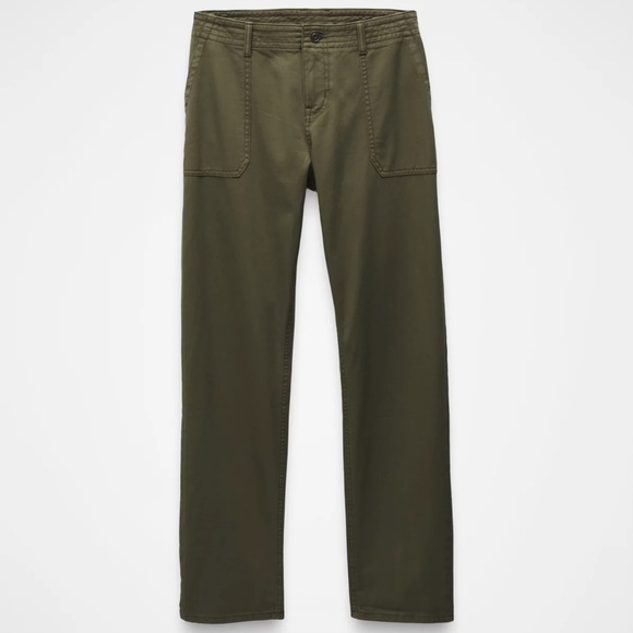 Prana Sancho Boyfriend Pant 10 Rye Green - Picture 4 of 9